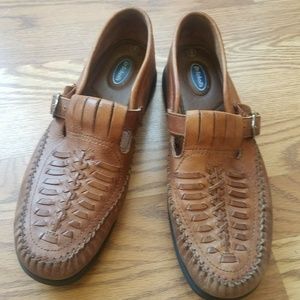 Dr Scholls Womans 9 Brown Loafers Slip On Comfort